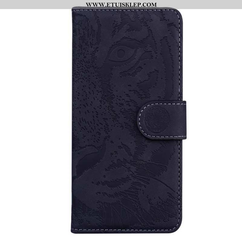 Etui Folio do Samsung Galaxy M53 5G Nadruk Tygrysa